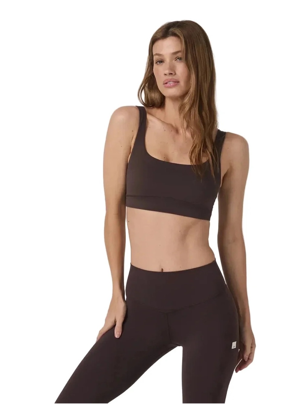 Vuori Set Two Piece AllTheForm Sports Bra Leggings Maroon Yoga Workout - Picture 2 of 7